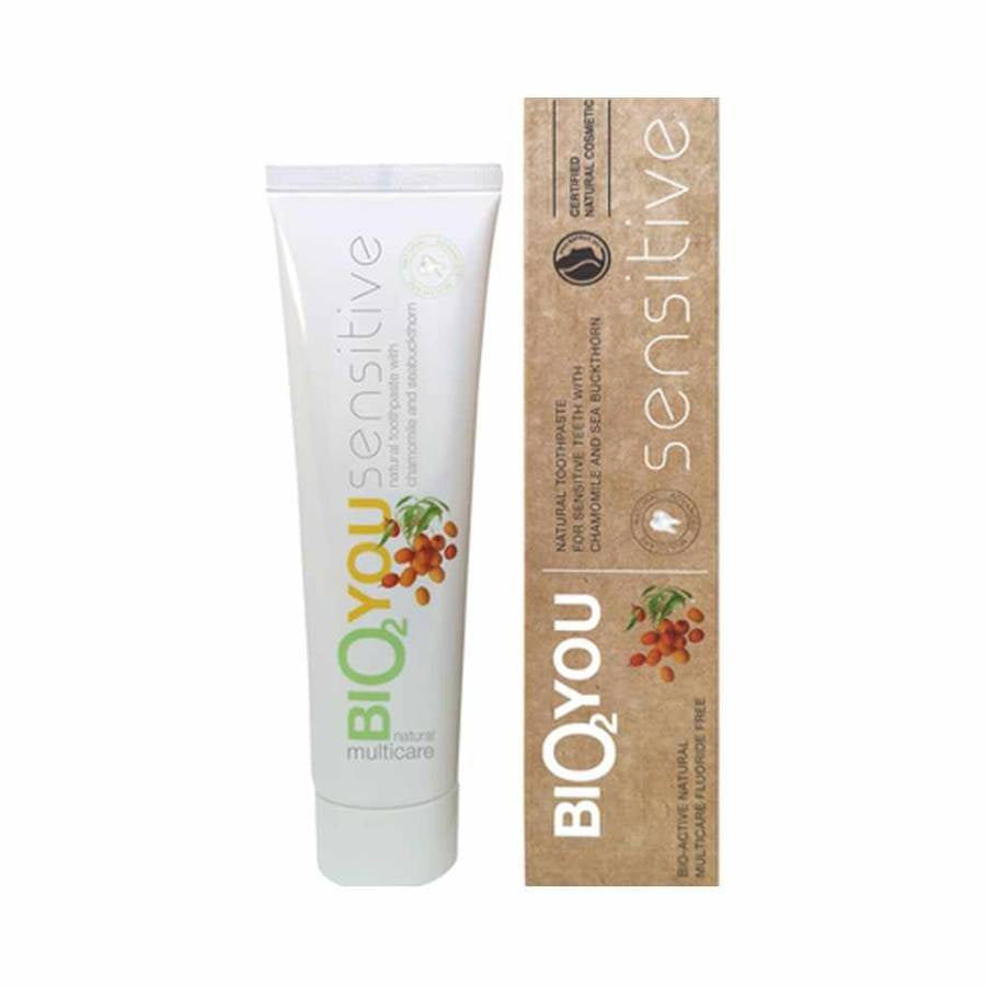 Naturalna pasta do zębów wrażliwych z rokitnikiem BIO2YOU 100 ml